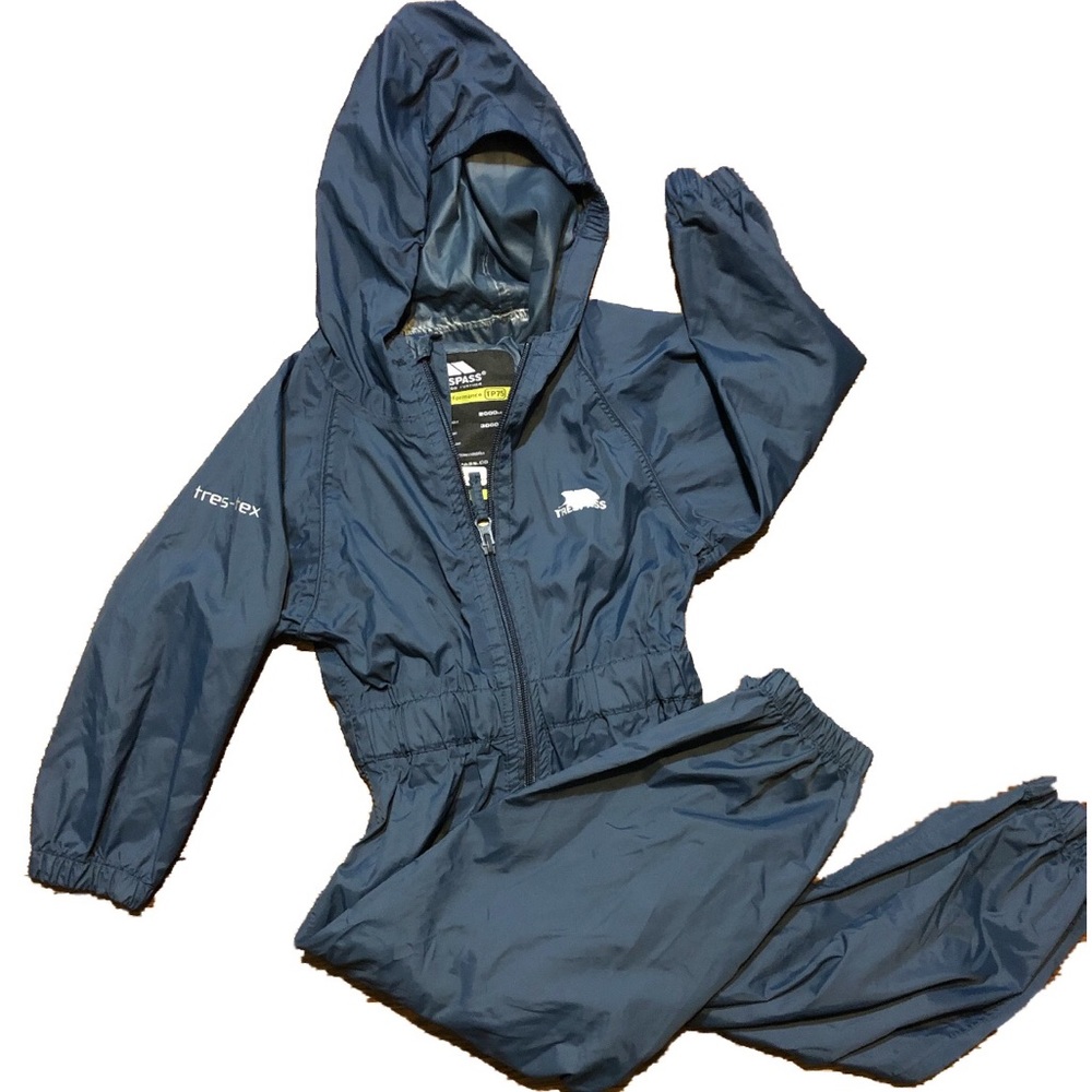 kids Trespass TP75 navy coverall size 2/3 EUC